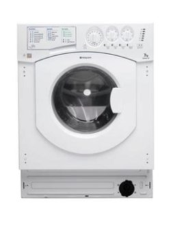 Hotpoint Aquarius Bhwm1292 1200 Spin, 7Kg Load Integrated Washing Machine  - Washing Machine Only